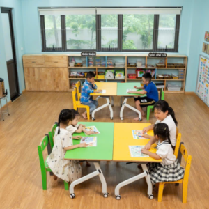 Bàn Chữ Nhật Đôi Mầm Non BTN EDU