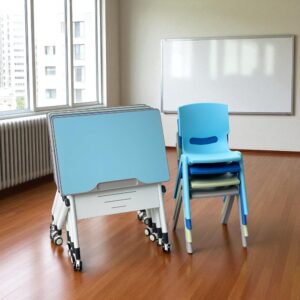 Bàn chữ nhật viền nhựa đơn BTN EDU